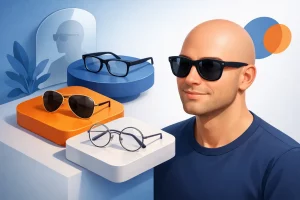 Lire la suite à propos de l’article Lunettes pour hommes chauves – bien les choisir
