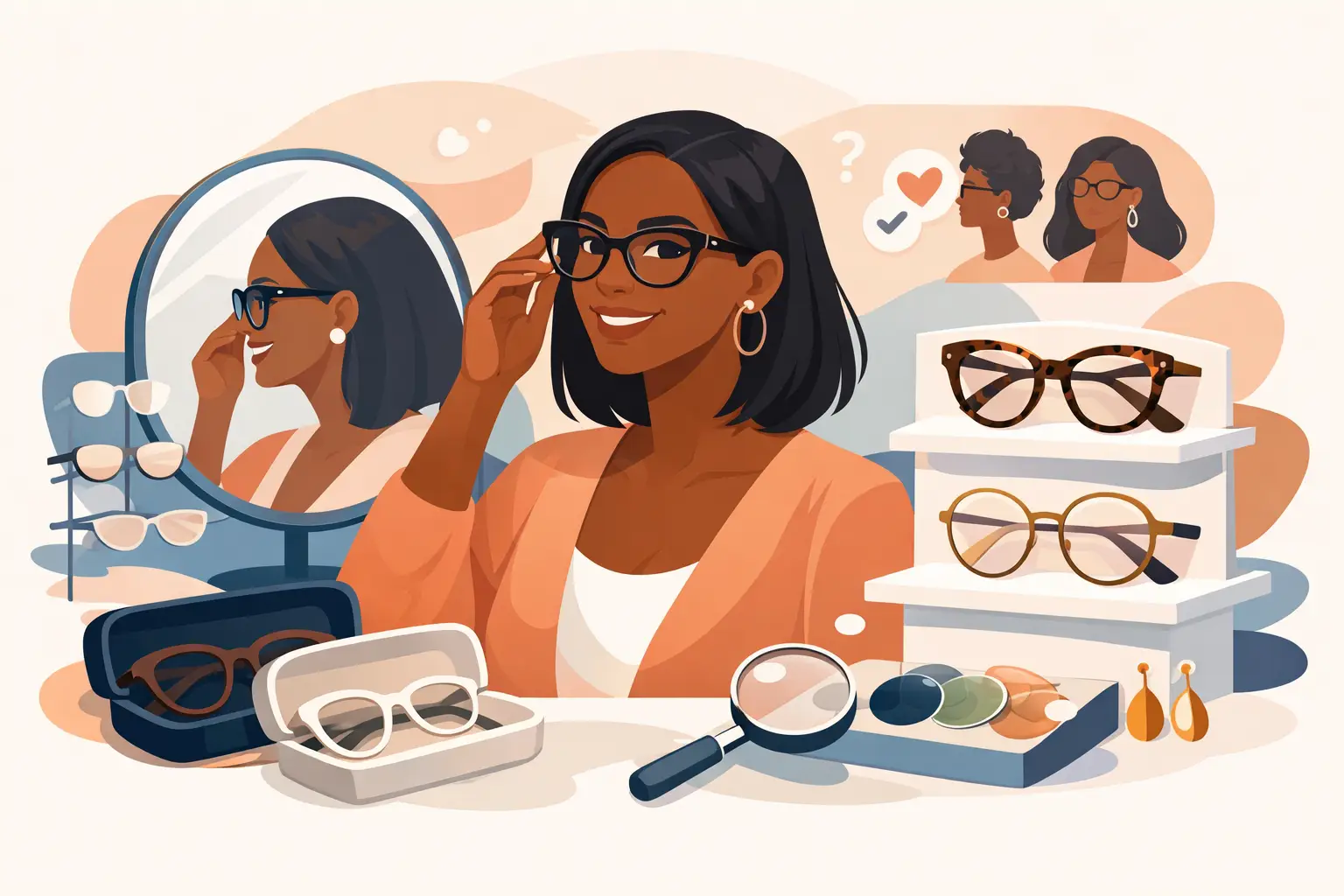 Guide achat lunettes femme: bien choisir